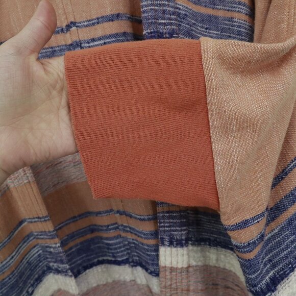 Elevenses Shoreline Kimono Cardigan Womens XS/S Peach Boho Western Beach Coastal - Picture 8 of 16